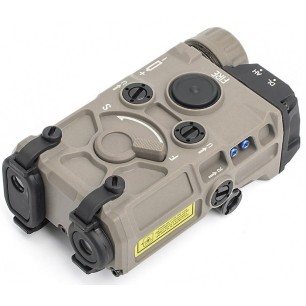 WADSN - Boitier AN/PEQ Laser + Lampe LED - Tan