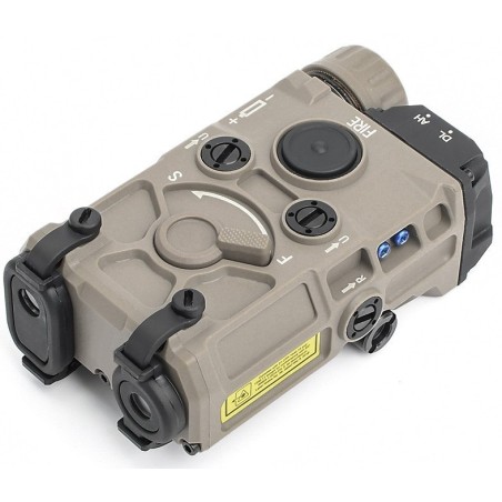 WADSN - Boitier AN/PEQ Laser + Lampe LED - Tan