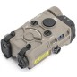 WADSN - Boitier AN/PEQ Laser + Lampe LED - Tan