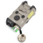 WADSN - Boitier AN/PEQ Laser + Lampe LED - Tan