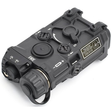 WADSN - Boitier AN/PEQ Laser + Lampe LED - Noir