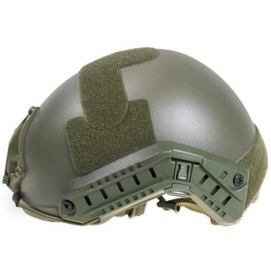 ASG – Casque Fast Helmet Airsoft Vert OD – Tactique et modulable