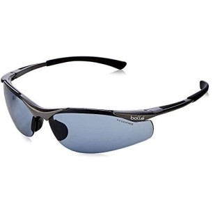 Bollé - Paire De Lunettes De Protection Contour Fumée - Noir