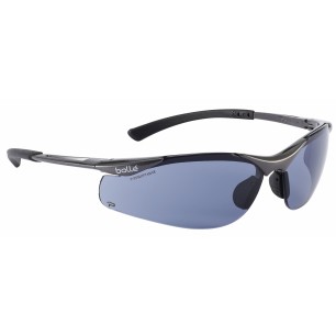 Bollé - Paire De Lunettes De Protection Contour Fumée - Noir