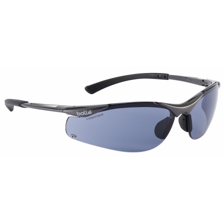 Bollé - Paire De Lunettes De Protection Contour Fumée - Noir