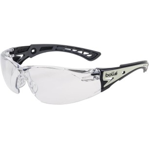 Bollé - Paire De Lunettes De Protection RUSH+ Clear - fosforescente