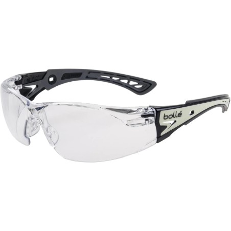 Bollé - Paire De Lunettes De Protection RUSH+ Clear - fosforescente