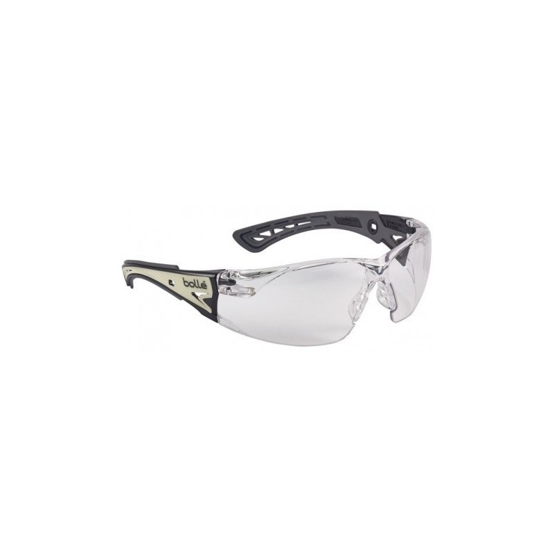 Bollé - Paire De Lunettes De Protection RUSH+ Clear - fosforescente