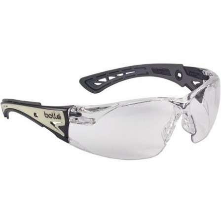 Bollé - Paire De Lunettes De Protection RUSH+ Clear - fosforescente