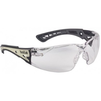 Bollé - Paire De Lunettes De Protection RUSH+ Clear - fosforescente