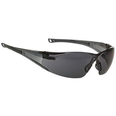 Bollé - Paire De Lunettes De Protection RUSH+ Smoke - Avec Cordon Réglable - Noir