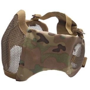 ASG - Masque en Maille Métallique Avec Coussinets De Joues Et Protection Auditive - MultiCam
