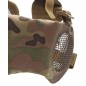 ASG - Masque en Maille Métallique Avec Coussinets De Joues Et Protection Auditive - MultiCam