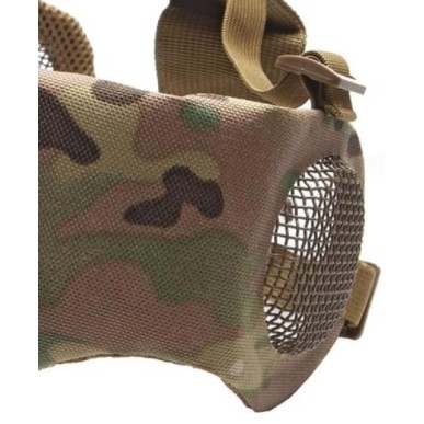 ASG - Masque en Maille Métallique Avec Coussinets De Joues Et Protection Auditive - MultiCam