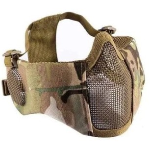 ASG - Masque en Maille Métallique Avec Coussinets De Joues Et Protection Auditive - MultiCam