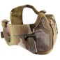 ASG - Masque en Maille Métallique Avec Coussinets De Joues Et Protection Auditive - MultiCam