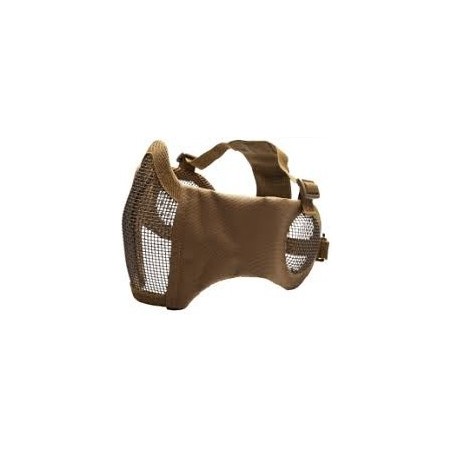 ASG - Masque En Maille Métallique Avec Coussinets De Joues Et Protection Auditive - Tan