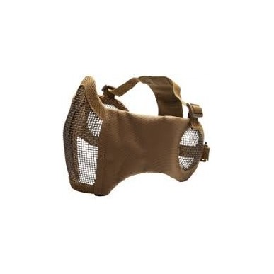 ASG - Masque En Maille Métallique Avec Coussinets De Joues Et Protection Auditive - Tan