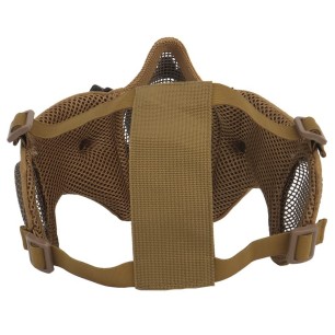 ASG - Masque En Maille Métallique Avec Coussinets De Joues Et Protection Auditive - Tan