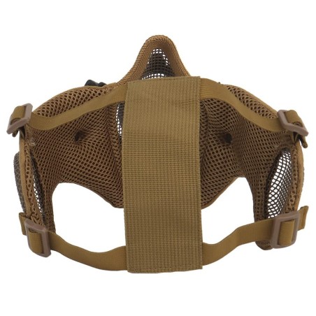 ASG - Masque En Maille Métallique Avec Coussinets De Joues Et Protection Auditive - Tan