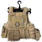 OCCASION DE LA BOUTIQUE - Gilet Tactique Full - Tan