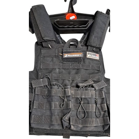 OCCASION DE LA BOUTIQUE - Gilet Tactique SWISS ARMS - Noir