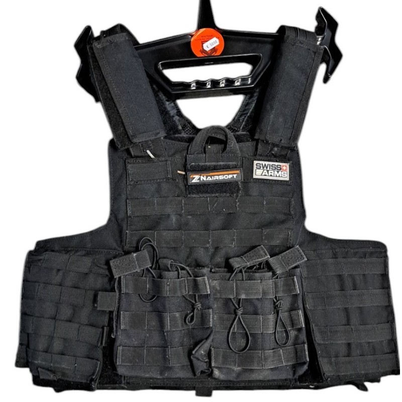 OCCASION DE LA BOUTIQUE - Gilet Tactique SWISS ARMS - Noir