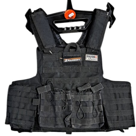 OCCASION DE LA BOUTIQUE - Gilet Tactique SWISS ARMS - Noir