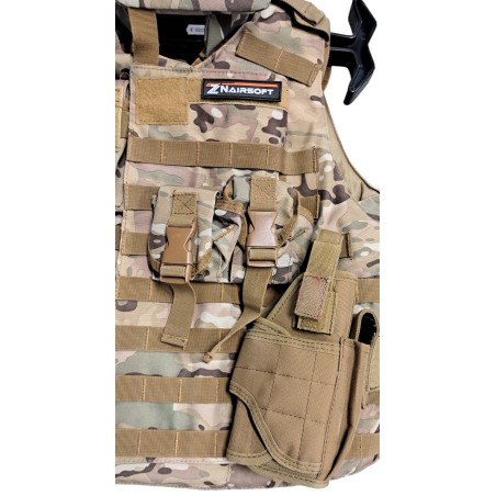 occasion de la boutique - Gilet complet avec cache coup et poche - MultiCam