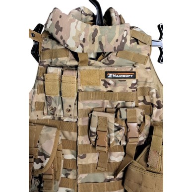 occasion de la boutique - Gilet complet avec cache coup et poche - MultiCam