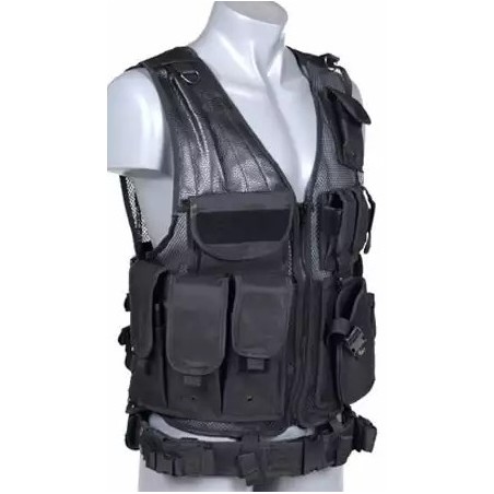 8Fields - Gilet tactique  - Noir