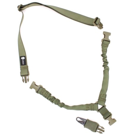 Corso Tactical - Sangle tactique Crossbones 1 Point MK2 - Vert