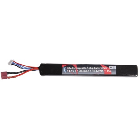 ASG - Batterie LiPo 11.1V 1500mAh 15C - T-dean - 1 bâton