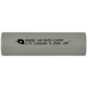 FUEL - Piles LI-Ion 18650 rechargeable 3.7V X 2600MAH pour lampe