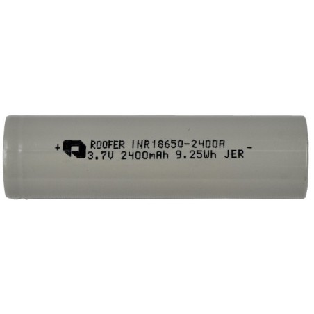 FUEL - Piles LI-Ion 18650 rechargeable 3.7V X 2600MAH pour lampe