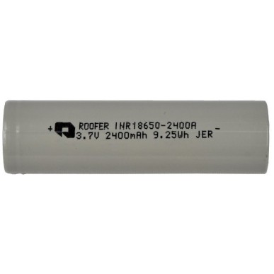 FUEL - Piles LI-Ion 18650 rechargeable 3.7V X 2600MAH pour lampe