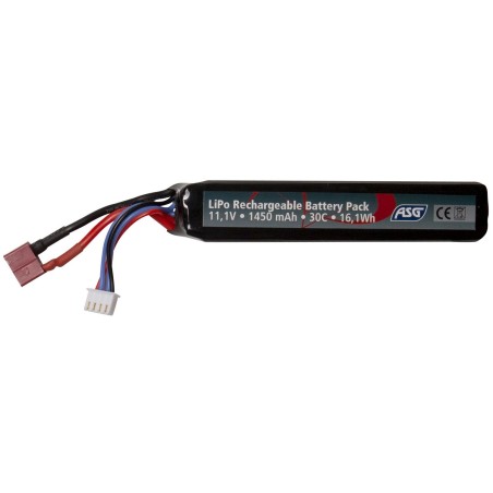 ASG - Batterie LiPo 11.1V  1450mAh 30C - T-Dean - 1 bâton