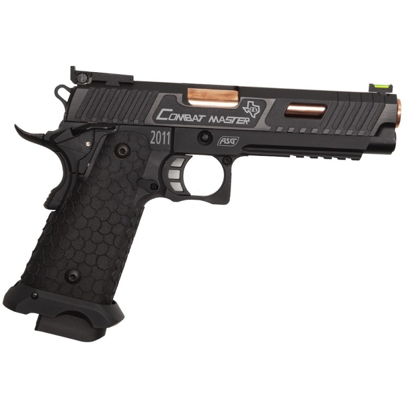 ASG - Pistolet GBB STI Combat Master Co2 - Noir et Cuivre