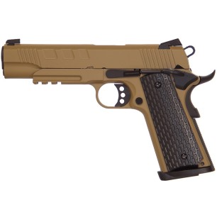 Evolution International - Pistolet GBB E911 Defender avec mallette de transport - Tan