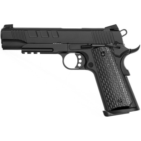 Evolution International- Pistolet GBB E911 Spécial Operations avec mallette de transport - Noir