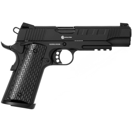 Evolution International- Pistolet GBB E911 Spécial Operations avec mallette de transport - Noir