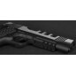 Evolution International - Pistolet GBB E911 Defender Steel avec mallette de transport - Noir et Argent