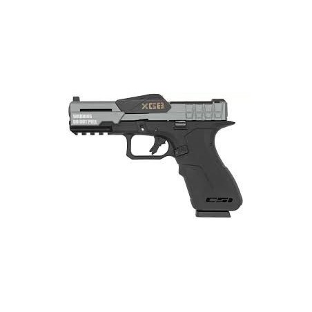 Poseidon - Pistolet GBB XG8-MG CSI Blowback - Noir et Gris