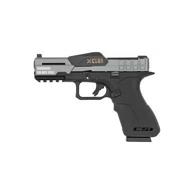 Poseidon - Pistolet GBB XG8-MG CSI Blowback - Noir et Gris