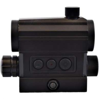 JS-TACTICAL - Viseur Point Rouge avec Laser - Noir