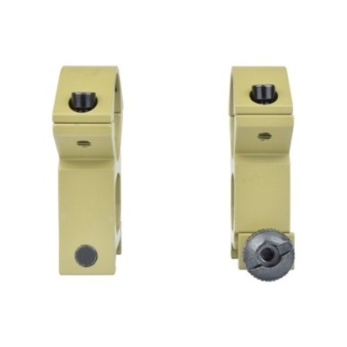 Js Tactical - Anneaux de montage haut 30mm pour rails Picatinny - Tan
