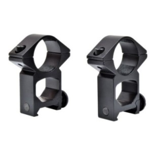 Js Tactical - Anneaux de montage haut 30mm pour rails Picatinny - Noir