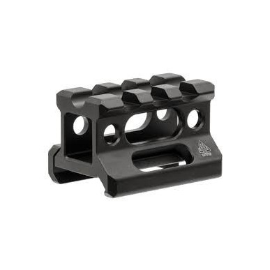 UTG - Rehausse 21mm 3 slots Rail Picatinny - Noir