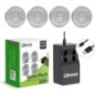 Lot De 4 Piles Rechargeable LIR2032 Avec Chargeur