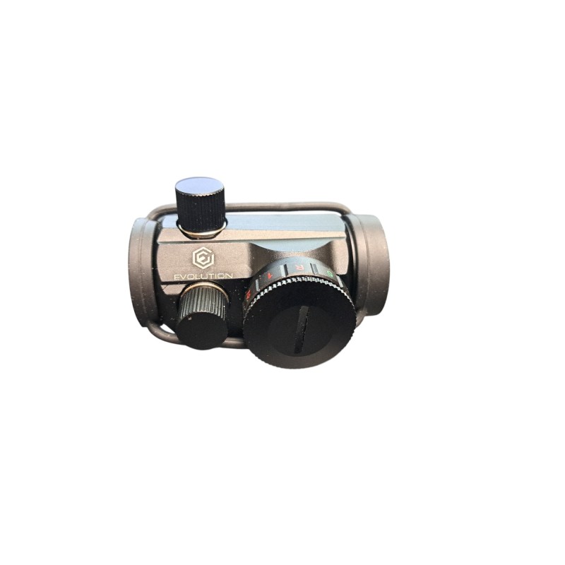 Evolution International - Viseur Point Rouge Type Micro T1- Noir Evolution International - Viseur Point Rouge Type Micro T1- Noir
